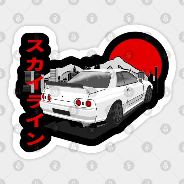 Nissan Skyline GT-R R32 Sticker by Rebellion Store